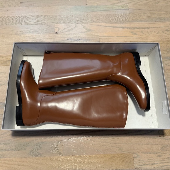 EVERLANE THE RIDING BOOT RUM SIZE 9 - Picture 4 of 11